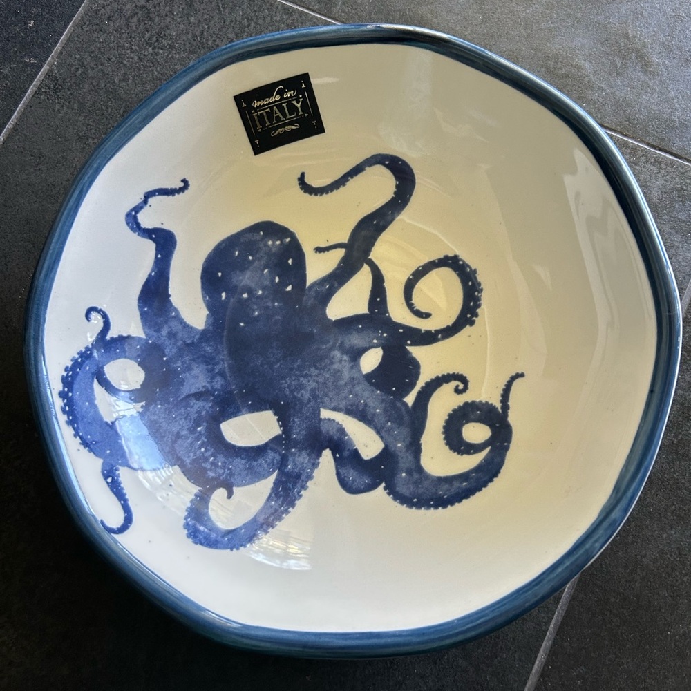 Effetti octopus serving bowl 10 inch